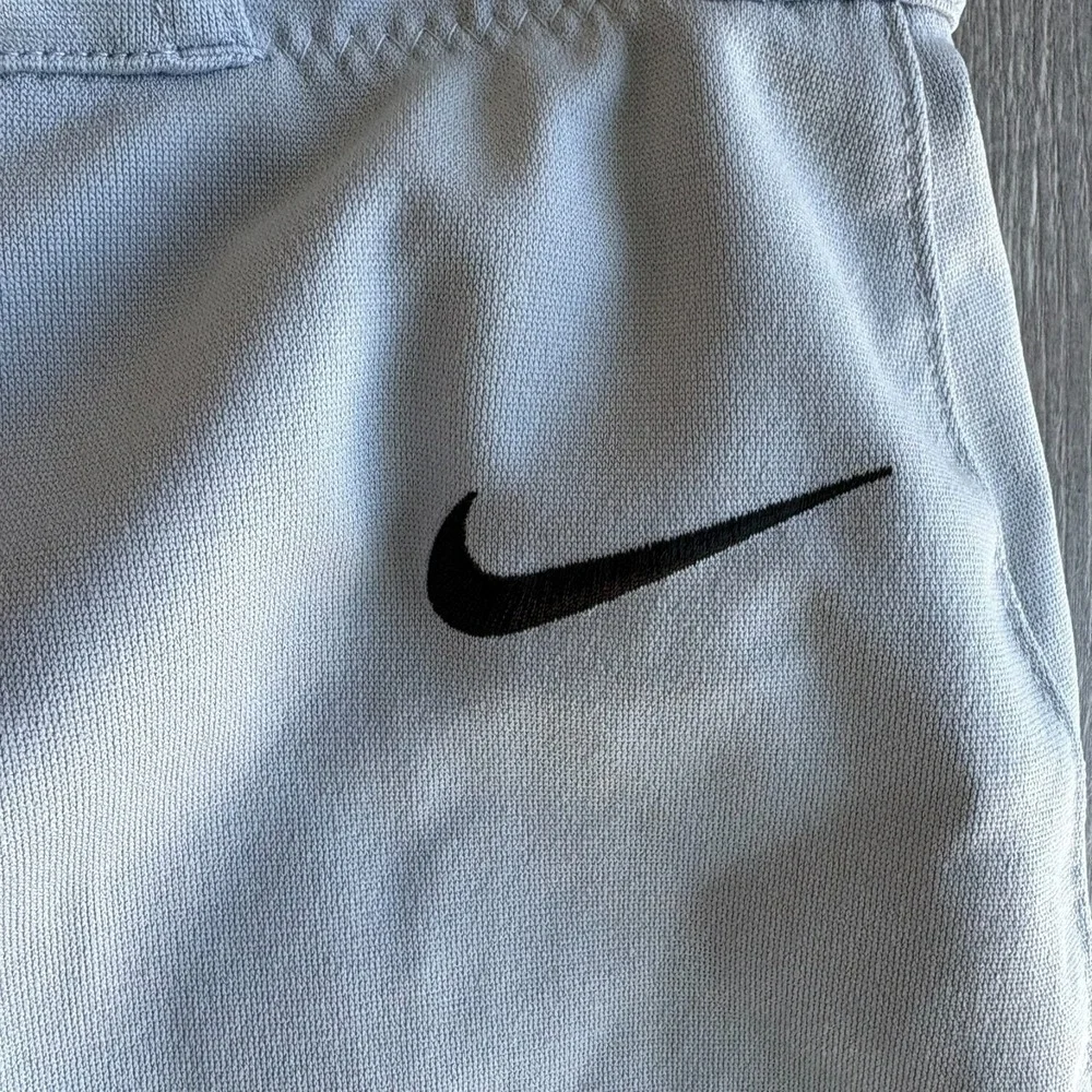 Nike Boys Light Gray Swoosh Logo Performance Vapor Select Baseball Pants Size XL